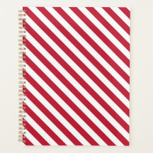 Diagonal red and white stripes pattern