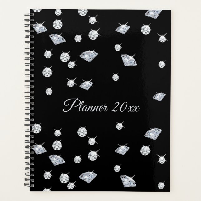 Agenda Diamantes de espuma personalizados (Anverso)