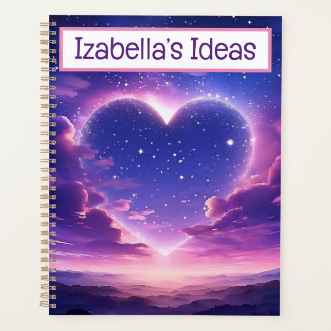 Agenda Diario de bloc de notas personalizado (Anverso)