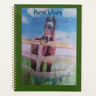 Agenda diario de caballos dulces
