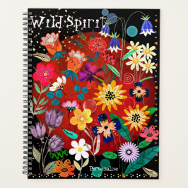 Agenda Diario de citas de Happy Boho Flowers Wild Spirit