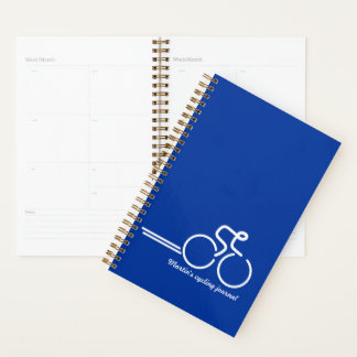 Agenda Diario de entrenamiento ciclista / deportivo blanc