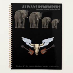 Agenda Diario de fechas de James Michael Miller