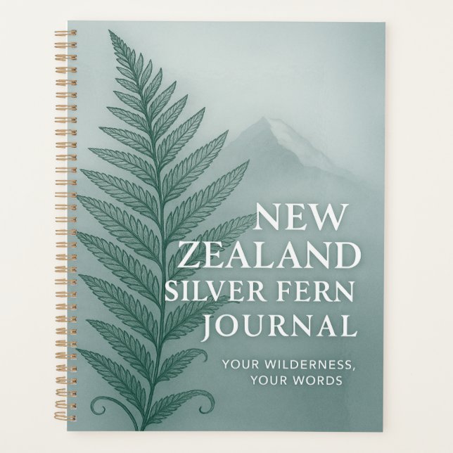Agenda Diario de Nueva Zelanda Silver Fern – Desierto  (Anverso)