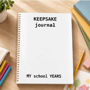 Agenda Diario de recuerdo para niños - Memoria del año es