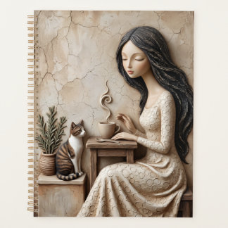 Agenda Diario de Té y Gato El Estudio Tranquilo