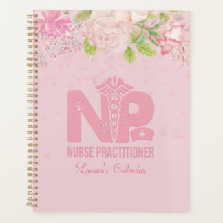 Agenda Diario floral personalizado de enfermería de orige
