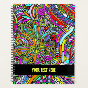 Agenda Dibujando Arte de Fantasía - Flores Abstractas 1