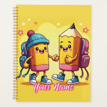 Dibujo animado lindo de vuelta al cole