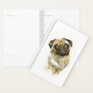 Agenda Dibujo de arte facial   Perro picado
