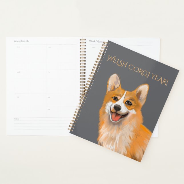 AGENDA DIBUJO DE WELSH CORGI (Demostración)