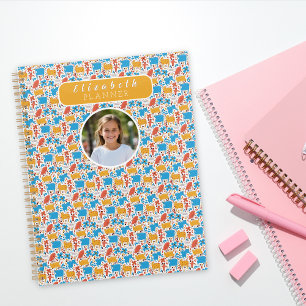 Agenda Dibujos Animales Coloridos Nombre Personalizado Fo