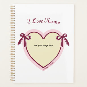 Agenda Dingus Bows & Heart Personalizado
