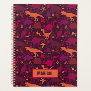 Agenda Dino Doodle Silhouettes Niños Dinosaurio
