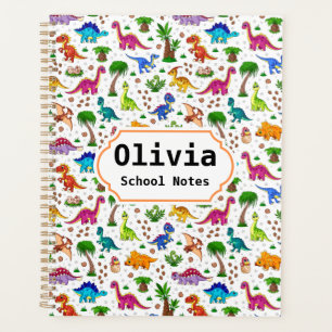 Agenda Dinosaurio lindo de vuelta a la escuela