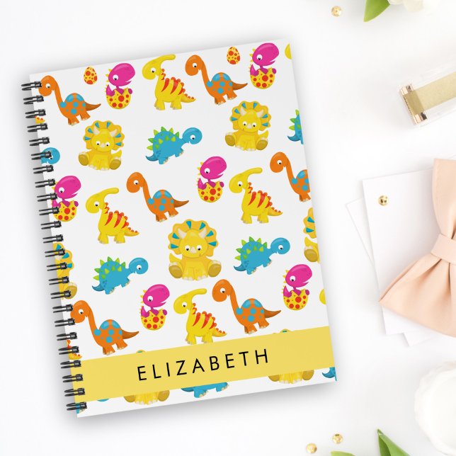 Agenda Dinosaurios Cutos, Patrón De Dinosaurios, Tu Nombr (Subido por el creador)