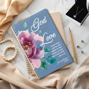 Agenda Dios es amor Biblia Verse cristiano