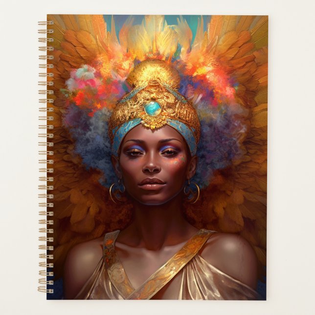 Agenda Diosa alada Fantasía Arte (Anverso)