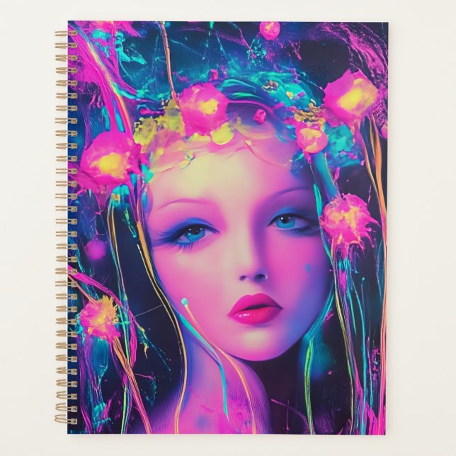 Agenda Diosa Alien Neon  (Anverso)