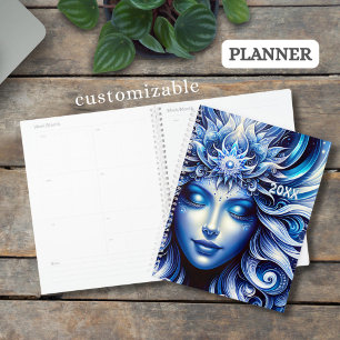 Agenda Diosa Cabeza Azul Celestial Enero -