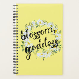 Agenda Diosa de la flor daisy wreath