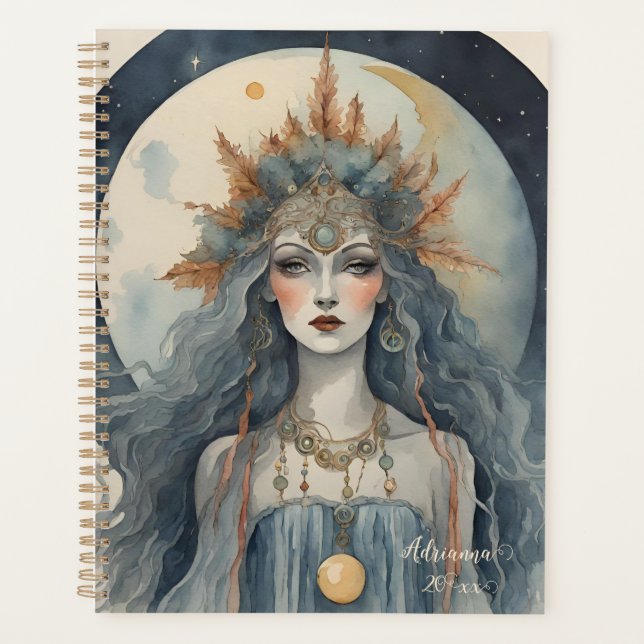 Agenda Diosa de la Luna (Anverso)