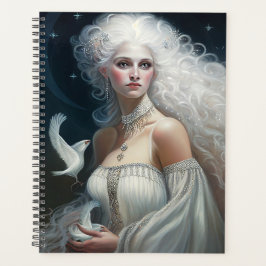Agenda Diosa Fantasía Arte Divina Diosa de la Luna Femeni