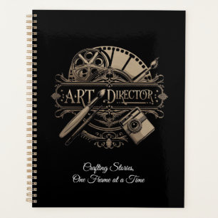 Agenda Director de Arte de Oro de Vintage Personalizado