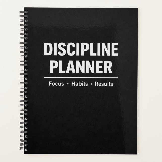 Agenda Discipline Planner Focus Habits Results (Anverso)