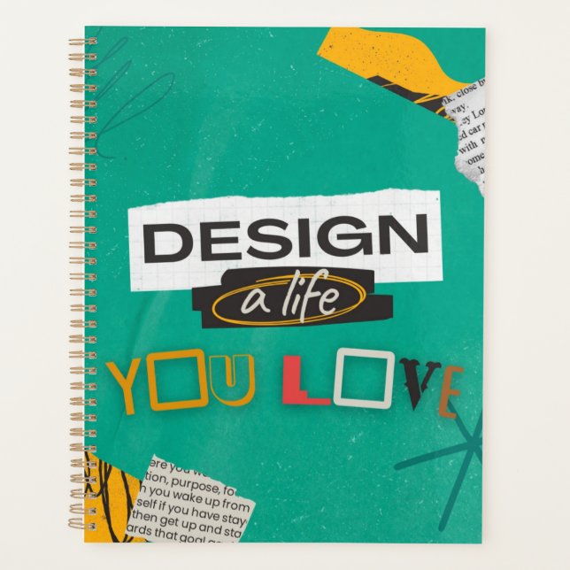 Agenda Diseña una vida que ames (Anverso)