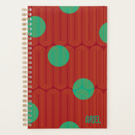 Agenda Diseñador abstracto elegante y personalizado