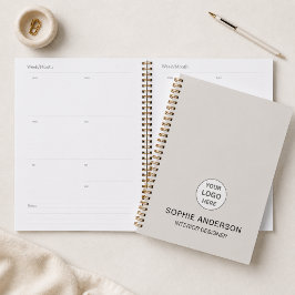Agenda Diseñador de interiores de logotipo personalizado 