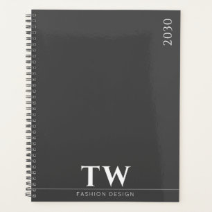 Agenda Diseñador de moda negro