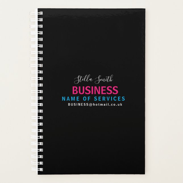 Agenda Diseñador de servicios empresariales profesional y (Anverso)