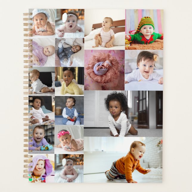 Agenda Diseñar su propio Collage de fotos de 18 (Anverso)