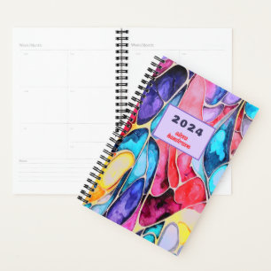 AGENDA DISEÑO ACUÁTICO SENCILLO Y MODERNO PERSONALIZADO