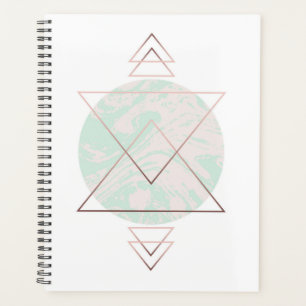 Agenda Diseño artístico de resumen geométrico