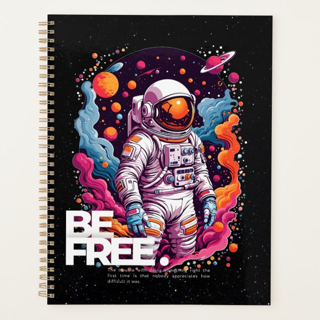 Agenda Diseño Astronauta GRATUITO (Anverso)