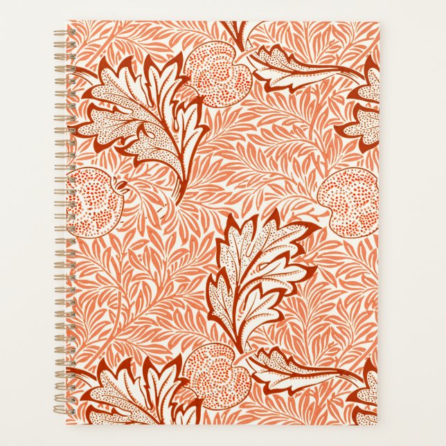 Agenda Diseño botánico de Apple William Morris (Anverso)