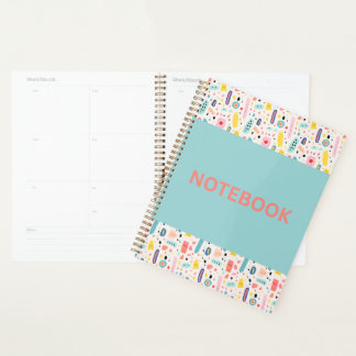 Agenda Diseño Colorido Brillante y Alegre