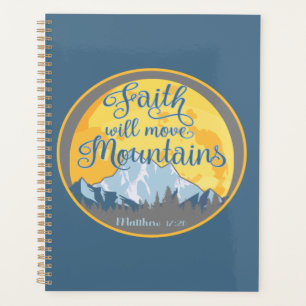 Agenda Diseño Cristiano Mover Montañas con Fe