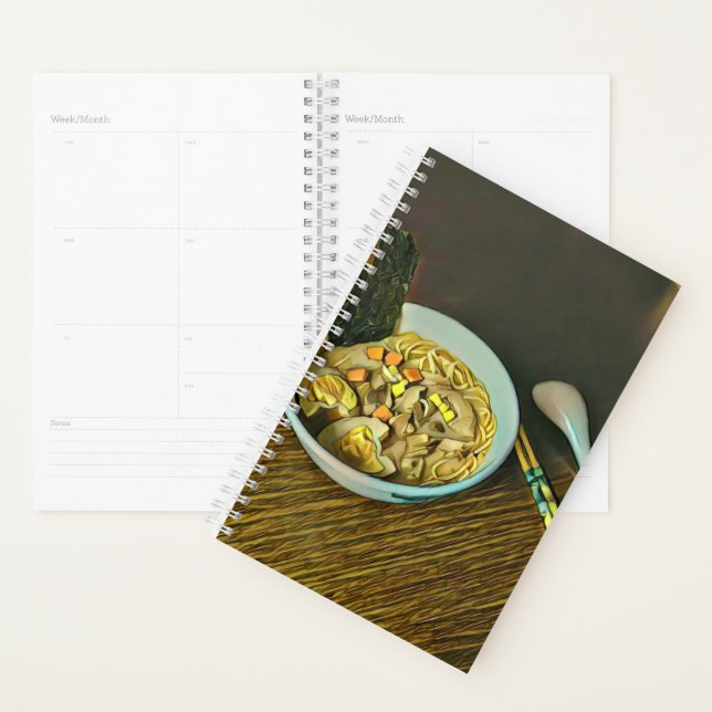 Agenda Diseño de amante de los fideos (Demostración)