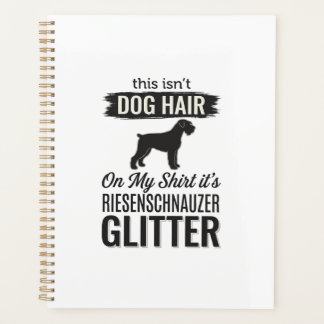 Agenda Diseño de amante de perro divertido con brillo Rie