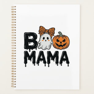 Agenda Diseño de camiseta Boo Mama Halloween Fantasma Cal