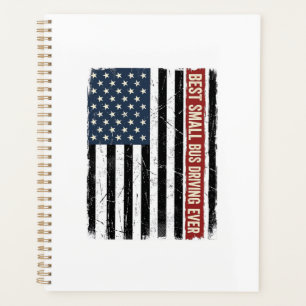 Agenda Diseño de camiseta con bandera de conductor de aut