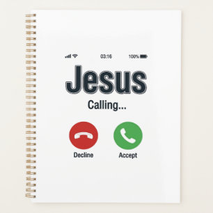 Agenda Diseño de camiseta cristiana de pantalla de teléfo