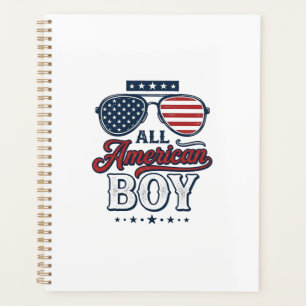 Agenda Diseño de camiseta de gafas de sol patrióticas par