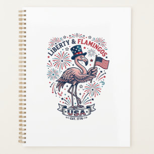 Agenda Diseño de camiseta de grabado vintage de flamenco