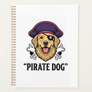Agenda Diseño de camiseta de grabado vintage de perro pir