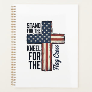 Agenda Diseño de camiseta de pie para la bandera arrodíll